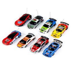 8 Color Miniracer Remote Control Car Coke Can Mini RC Radio Remote Control Micro Racing 164 Car 8803 Christmas Gift3946733