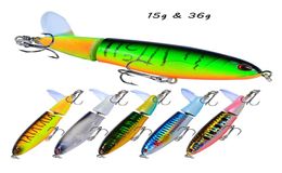 8 couleurs mélangées 15G 36G crayon poisson appâts durs leurres 64 crochets barbelés hameçons matériel de pêche Pesca accessoires de matériel WHB4850993