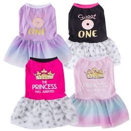 8 kleur groothandel honden kleding hond kleding huisdier zomer prinses kleding donut sjaal rok huisdieren tutu petticoat puppy kat schattige rokken kant camisole jurk A110