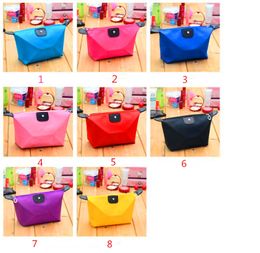 8 Kleuren Hoge Kwaliteit Dame Make Pouch Cosmetische Make Up Bag Clutch Hanging Toiletries Travel Kit Sieraden Organizer Casual Purse