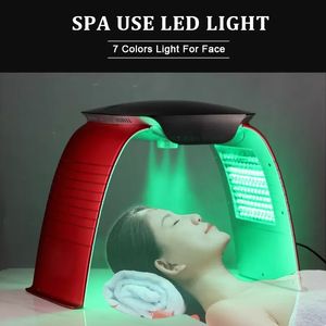 LED Photon Machine Salon 8 couleurs thérapie par la lumière LED traitement de l'acné chaud et froid Nano pulvérisation d'eau rajeunissement de la peau stérilisation UV lampe de soins de la peau du visage