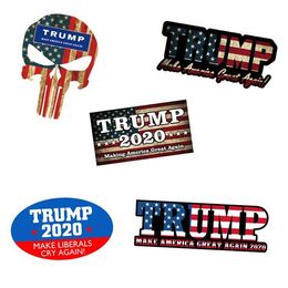 8 kleuren troef auto reflecterende stickers maken america weer geweldig 2020 Trump Stickers Amerikaanse president Donald Trump Car Banner