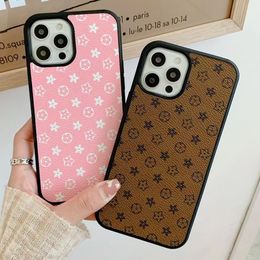 8 kleur mode telefoon gevallen voor iPhone 15 Pro Max 11 12 13 14 14pro 14promax X XR XS XSMAX case PU lederen shell L designer iPhone15 15pro 15promax cover