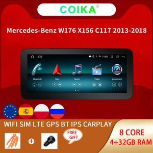 8 core 10 25 lecteur DVD de voiture système Android 10 Radio à écran tactile pour mercedes-benz A CLA GLA W176 W117 X156 RAM Google BT Wif2371
