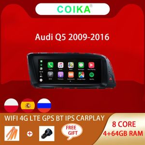 8 Core Android 10 0 Systeem Auto Dvd-speler Head Unit IPS Scherm Voor Audi Q5 2009-2016 google WIFI 4G LTE BT Carplay 4 64G RAM GPS N268j