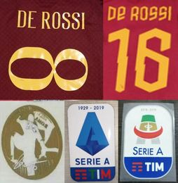 8 De Ross Rome Printing Soccer NameSet 16 de Ross Soccer Player039 Emploi des lettres imprimées Vintage Plastic Football Sti9131755