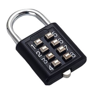 8 cijfers wachtwoordcode SMART LOCK CODE COMBINATIE Combinatie Hangslot Zink Alloy Suitkleed voor bagage Travel Sluited Anti-Thiefft Locks