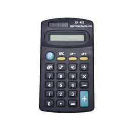 8 cijfers Standaard elektronische rekenmachines Batterij aangedreven rekenmachine met groot LCD -display voor Office Home School Gebruik 240430