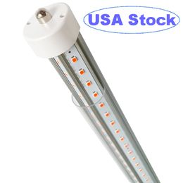 8 voet LED -lichten, 12 8ft LED -lampen fluorescerende vervanging, T8 T10 T12 96 "72WATT FA8 Single Pin LED Winkellichten 18000lm, Ballast Bypass, 6500K, Workshop, Warehouse Usalight