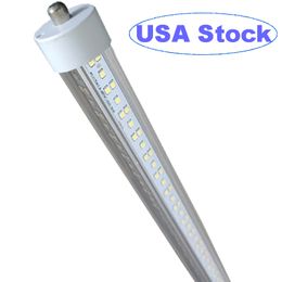 8 voet LED -lichten, F96T12 8ft LED -lampen Fluorescerende vervanging, T8 144Watt FA8 Single Pin LED Winkellichten 18000Lm, Ballast Bypass, 6500K, Workshop, Warehouse Usalight