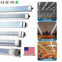 8 FT LED-buizen Enkele PIN FA8 LED Lamp 45W 72W 8Feet 8FT LED buislamp Vervangen TL-buis Licht V-vormige buizen