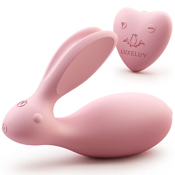 8 fonctions étanche USB Rechargeable télécommande sans fil Silicone culotte vibrante lapin vibrateur Sex Toys pour femmes 17901