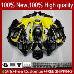 Lichaam voor Suzuki Katana GSX600F GSXF600 GSXF750 GSXF 600 750 CC 98 99 00 01 02 29NO.51 600CC 750CC GSX750F GSXF-600 GSXF-750 1998 1999 2000 2001 2002 Verkrijgen Geel Zwart