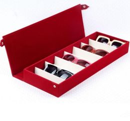 8 cuadrículas de gafas de sol de gafas de sol de gafas de almacenamiento de lentes de cuadrícula de la caja organizador de la carcasa 20110499745558