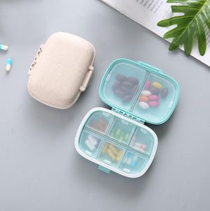 8 grids Travel Pill Organizer Moisture Proof Pills Box for Pocket Purse Daily Pill Case Portable Medicine Vitamin Holder Container