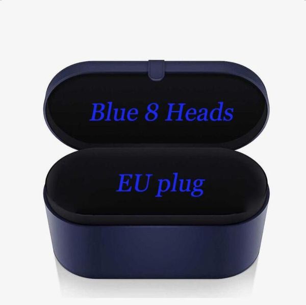 Blue Gold Pink Multi-fonction Hair Styling Device Sèche-cheveux Fer à friser automatique Coffret cadeau pour cheveux rugueux et normaux - Fers à friser 2021