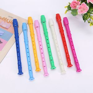 8 trous en plastique enregistreur longue flûte bois Instrument coloré enfants cadeau flûte pour clarinette débutant flûte bois