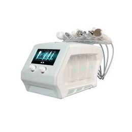 8 en 1 Hydro Dermabrasion Machine faciale à ultrasons RF Rajeunissement de la peau Spray d'oxygène Ultrasons Yeux Lifting du visage Élimination des rides