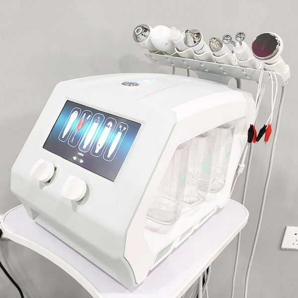 8 en 1 Hydrofacial Hydro Water Dermabrasion Peeling Oxygen Hydrofacial Machine Soins de la peau Nettoyage en profondeur Exfoliant Jet Peel Appareil de beauté multifonctionnel