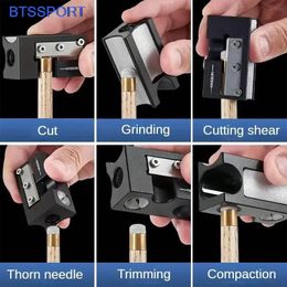 8 In 1 multifunctionele biljartpool Cue Tip Corrector Shaper Schuurpapier Reparatie Tool Kit Accessoires 240408