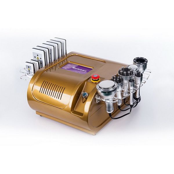 Machine amincissante à Cavitation ultrasonique 8 en 1, Diode radiofréquence sous vide, Lipolaser, Lipo, Machine amincissante