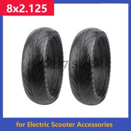 8 pouces 8x2.125 pneu solide avant / scooter arrière pneu solide pour xiaomi ninebot es1 es2 es3 ES4 scooter électrique