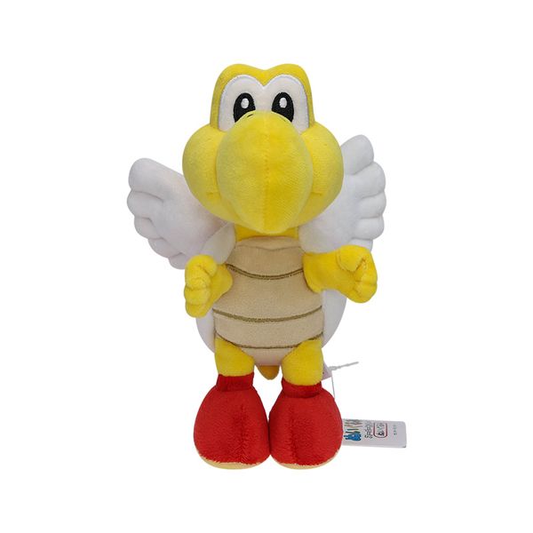 Angle de dessin animé de 8 pouces TROPA PLUSH TOY DEVANT LE ROUGE KOOPA PLUSH TOYAL ANIMALS TROPA TORTA TORTUISE ROUGE PLUSHIE CARTOON KIDS TROPA DOULLE avec ailes