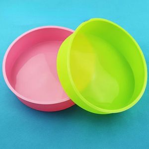 Pan à gâteau rond en silicone 8 pouces