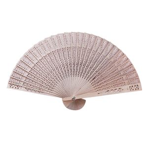 8 inch zonnebloem geurige houtventilator sandelhoutventilator vouwventilator geschenk houten gesneden fan