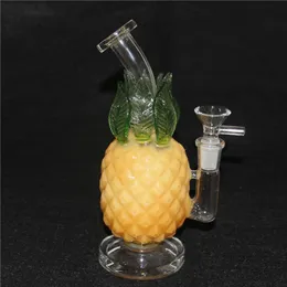 8 Inch Ananas Glazen Bong Recycler Glazen Water Bong Pijpen Dab Rig Percolator Joint Tabak Waterpijp OEM ODM 14mm Kom