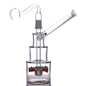 8 pouces Hitman Glass becher Bong Bubbler pipe à eau Heady Glass Dab Rigs matrice en ligne Birdcage perc Water Bongs Avec 14mm tuyaux de brûleur à mazout et bol