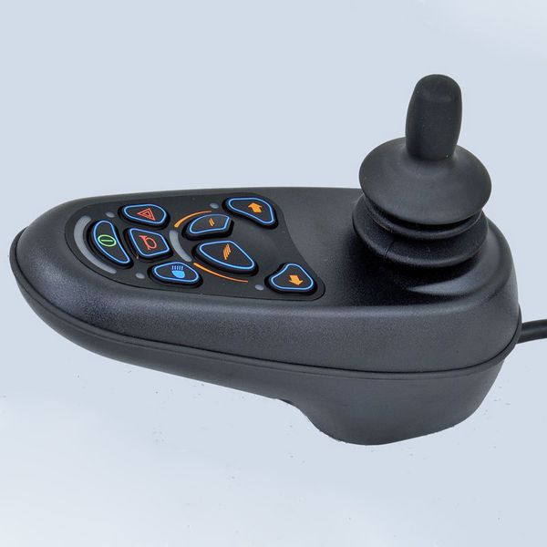 Contrôleur de joystick PG VR2 à 8 touches avec système d'éclairage joystick de contrôleur pour fauteuil roulant électrique S Drive D50870 267z