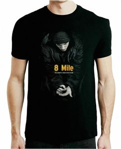 T-Shirt du film 8 Mile, S-3Xl, Eminem, film noir rétro, haut culte, Streetwear, 80Kz #