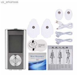 8 Mode TIENTALLEN Eenheid Mini Digitale Elektronische Puls Stimulator elektrotherapie Spier Full Body Acupunctuur Magnetische Therapie Tientallen Massage L230523