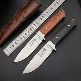 8 ''Nouveau D2 Lame Manche En Bois Full Tang Tactics Couteau Tactique Camping Chasse Survie Couteaux Couteau De Chasse VTH32