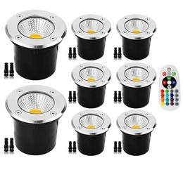 8 Pack 5W Lampes souterraines à basse tension Lightcape Light ACDC 12V24V 900LUMENS LED LED LED IP67 Éclairage extérieur imperméable G9299040