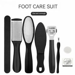 8 PCS voetmolen om dode huid eelt te verwijderen, huishouden pedicure voet scheervoet schurende schuurbord pedicure gereedschap set