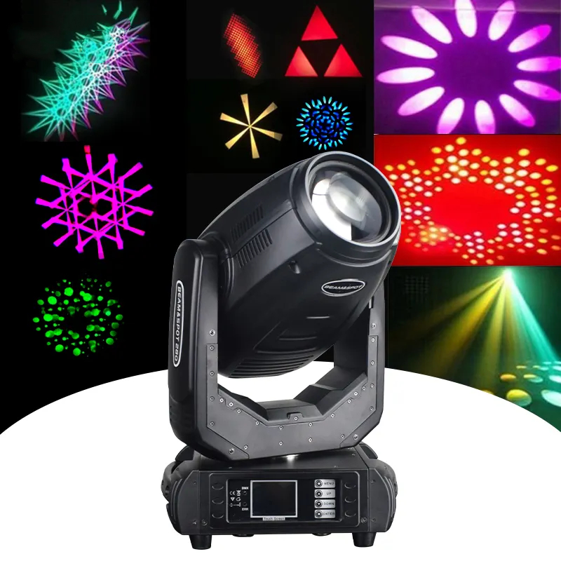 8 pieces moving head lights lyre beam 10R pointe robe 280W beam spot 10r beam moving head light