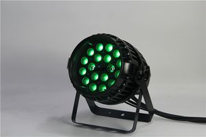 8 pièces extérieur zoom led par 64 rgbwa uv par peut faisceau lumière étanche 18x18w zoom led par lumière