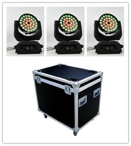 8 stuks met flightcase DMX512 RGBWA UV WASH DMX ZOOM 6IN1 LED Moving Head Wash 36x18W Circle Control LED Zoom Light