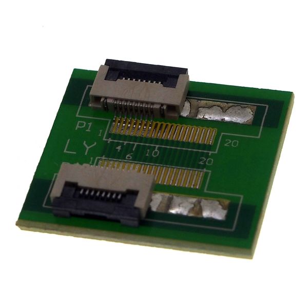 Placa adaptadora de conector PCB FPC/FFC de 8 pines de 0,5mm, extensión de cable plano 8P para interfaz de pantalla LCD