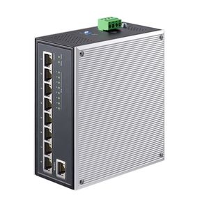 8-poort POE-schakelaar 100-megabit POE POE Voeding Netwerk Monitoring Rail Type 120W Hoge vermogensweerstand tegen stof op hoge temperatuur en anti-interferentie