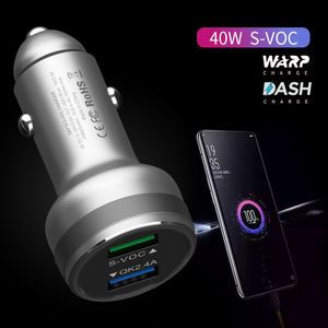 8 PRO Warp Alliage Alliage Super Fast Charging Voiture pour Oneplus 7T / 7/7 PRO / 6T / 5T / 5 / 3T DRUGER