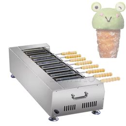 8 Rollen Rookloze Gas Elektrische Donut Schoorsteen Taart Machine Broodje Maken Apparatuur Kurtos Kalacs Bakken Grill Oven