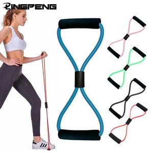 8 forme Yoga Pull Up Band Elastic Band Rope Latex Rubberal Rébératique Résistance Fitness Exercice Expanseur Pilates Yoga Home Gym 240419