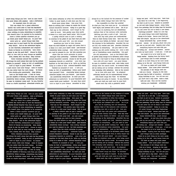8 Feuilles CITATION Autocollants pour journalisation Small Talk Stickers Phras Word Notebook Diy for Art Journal Collage Album esthétique