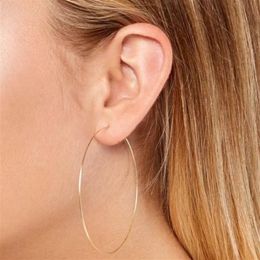 8 Size Dunne Hoepel Oorbellen Handgemaakte Sieraden 925 Zilver/Goud Gevuld Brincos Vintage Gouden Pendientes Oorbellen Earrinngs Voor Vrouwen 240119