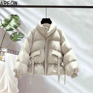 8 couleurs unies coton Parkas vêtements pour femmes Style coréen automne hiver manteaux surdimensionnés veste vêtements 210923