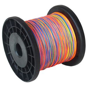 Ligne de pêche tressée PE à 8 brins, ligne de pêche Multifilament multicolore de 500m, 546YARDS, 20lb, 30lb, 40lb, 55lb, 70lb, 85lb, 185lb