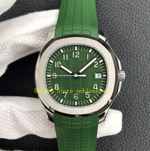 8 Style 3K Factory Watch Hombres Esfera verde Cristal de zafiro Pulsera de caucho 5168G 904 Acero Naranja 5167R Cal.324 S C Movimiento automático 3KF Eta Hombres 5167 Relojes